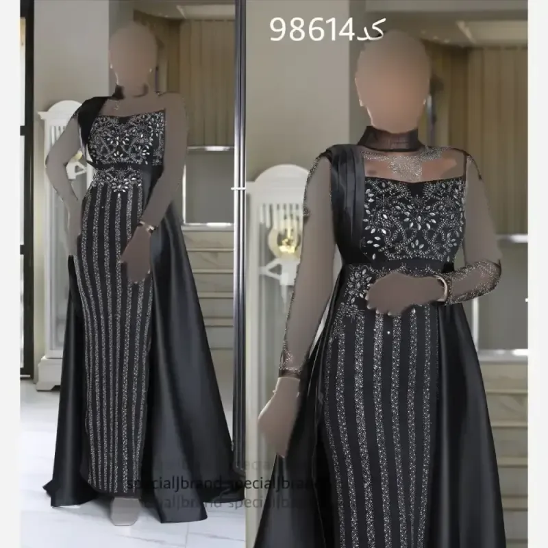 ماکسی مجلسی زنانه جنس ساتن و غواصی گرم بالا رنگ بندی متنوع سایز 38 تا 50