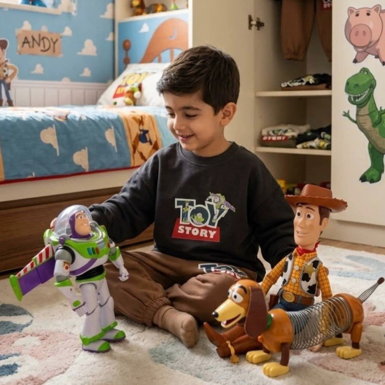 دورس پشت چاپدار کارتونی برند مانکی پاییزه و زمستانه