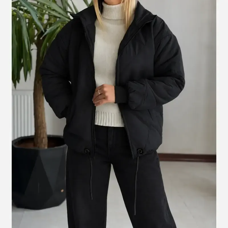 کاپشن پاستیلی دخترانه کراپ شو تی سی پشم شیشه سایز 36 تا 46